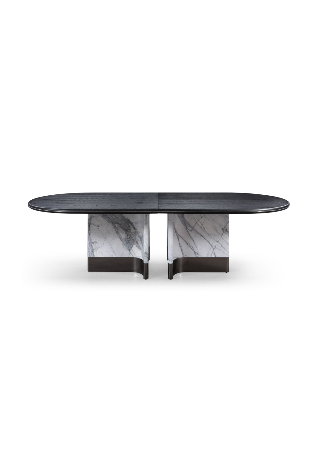 Oval Black Oak Dining Table | OROA Modern Renfew | Oroa.com