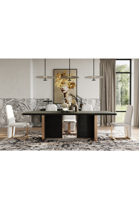 Black Ash Wood Dining Table | OROA Modern Tasha | Oroa.com