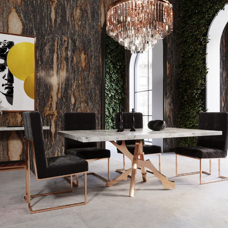 White Marble Dining Table | OROA Modern Legend