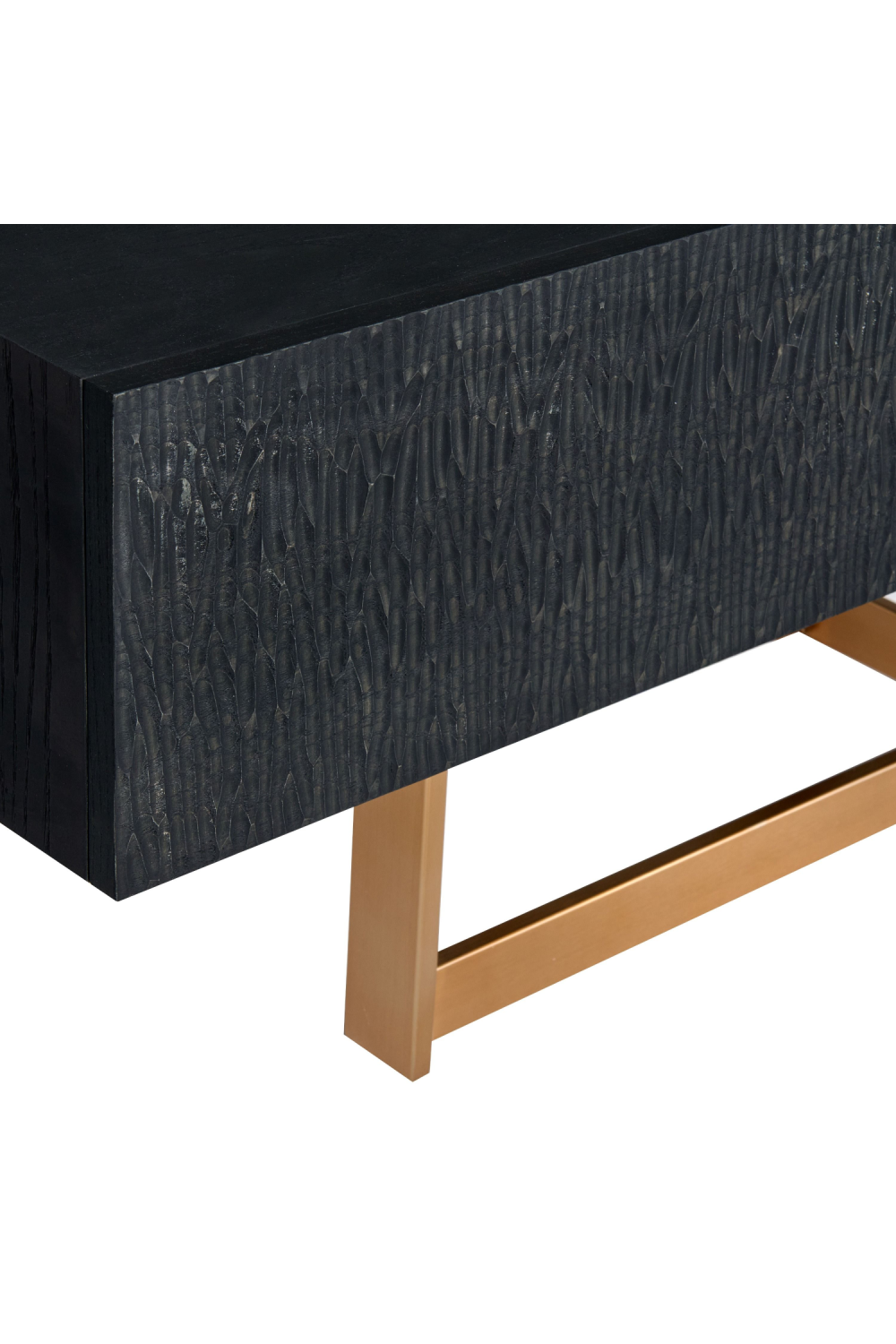 Black Ash 4-Drawer TV Stand | OROA Modern Tasha | Oroa.com