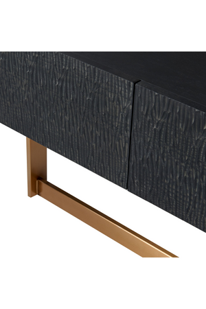 Black Ash 4-Drawer TV Stand | OROA Modern Tasha | Oroa.com