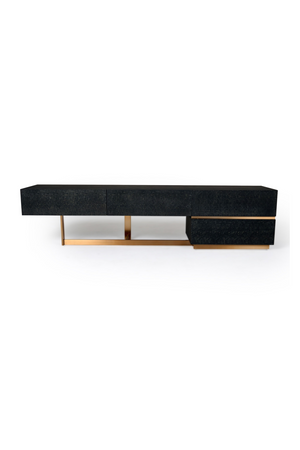 Black Ash 4-Drawer TV Stand | OROA Modern Tasha | Oroa.com