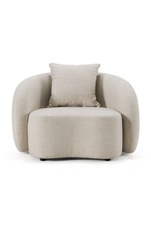 Beige Outdoor Lounge Chair | OROA Modern Tabarca | Oroa.com