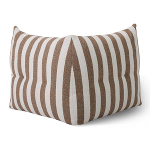   Brown Stripes Outdoor Corner Sofa | Oroa.com