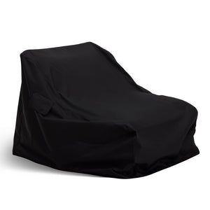   Brown Stripes Outdoor Armless Sofa | Oroa.com