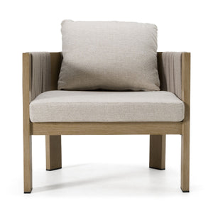   Gray Rope Outdoor Lounge Chair | Oroa.com