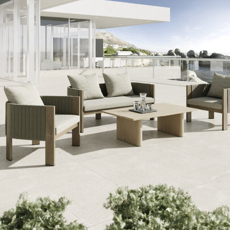   Gray Rope Outdoor Lounge Chair | Oroa.com