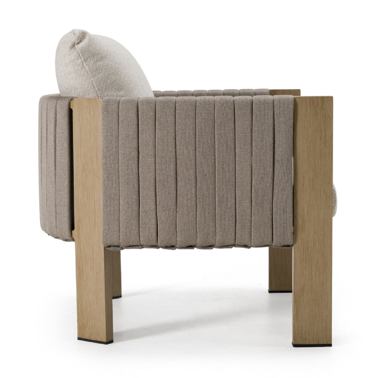   Gray Rope Outdoor Lounge Chair | Oroa.com