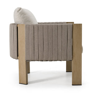   Gray Rope Outdoor Lounge Chair | Oroa.com