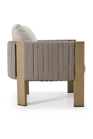 Gray Rope Outdoor Lounge Chair | OROA Modern Salvora | Oroa.com