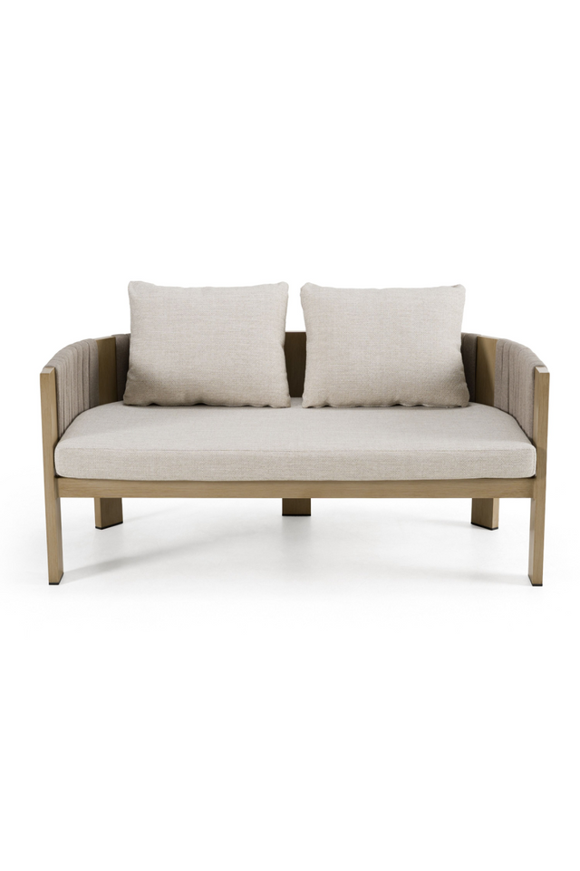 Outdoor Gray Rope Loveseat | OROA Modern Salvora | Oroa.com