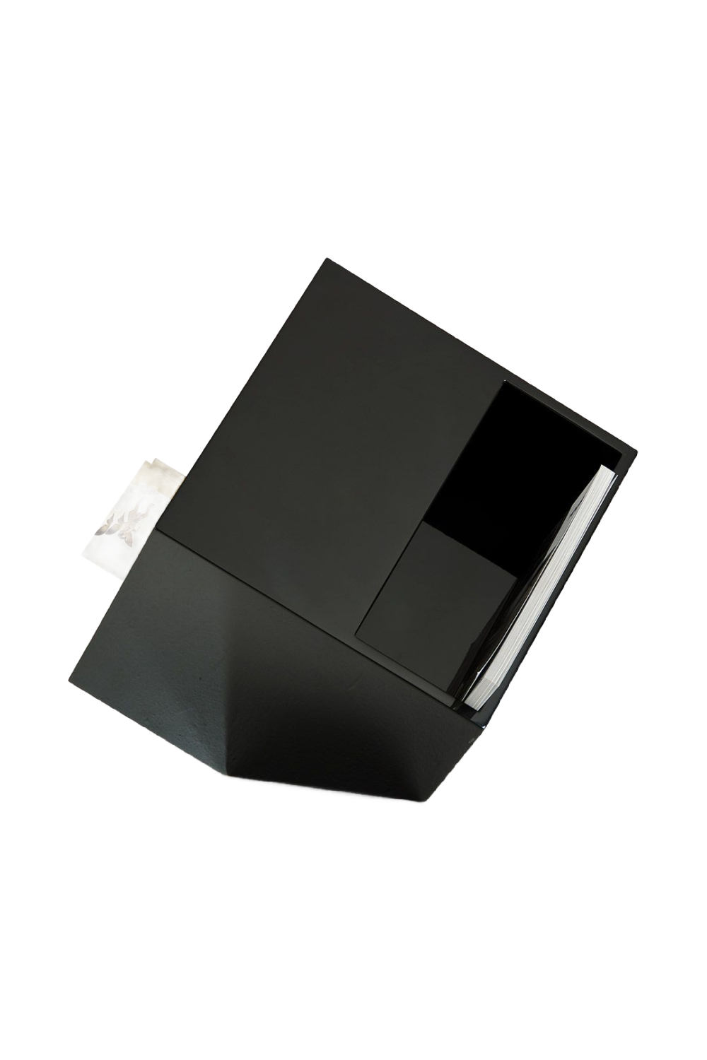 Tilted Cube Magazine Holder End Table | OROA Modern Book | Oroa.com