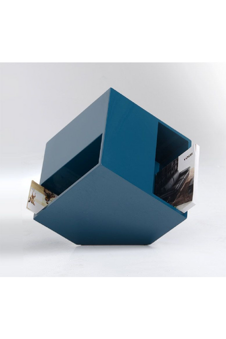 Tilted Cube Magazine Holder End Table | OROA Modern Book | Oroa.com