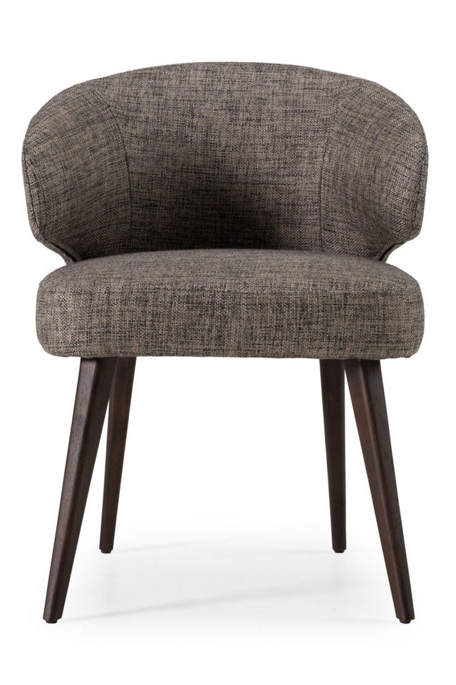 Gray Curved-Back Dining Chair | OROA Modern Carlton | Oroa.com