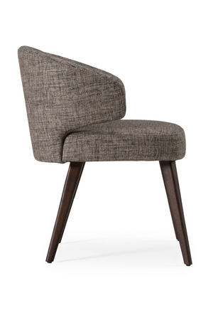 Gray Curved-Back Dining Chair | OROA Modern Carlton | Oroa.com