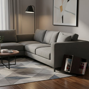 Brown Oak Cube Magazine Rack | OROA Modern Book | Oroa.com