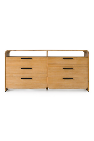 Natural Acacia 6-Drawer Dresser | OROA Modern Dresden | Oroa.com