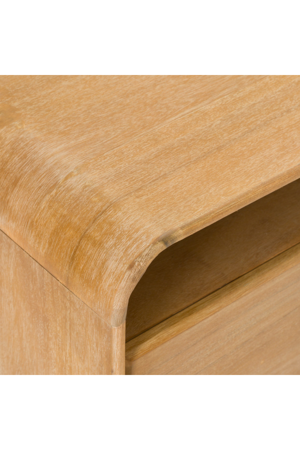 Natural Acacia 4-Drawer Chest | OROA Modern Dresden | Oroa.com