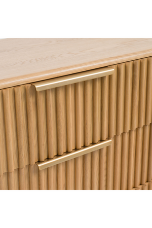 Fluted Oak 6-Drawer Dresser | OROA Modern Winters | Oroa.com