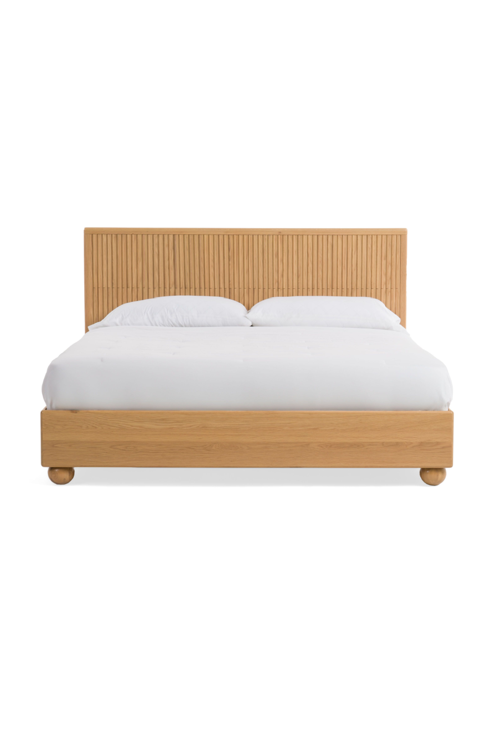 Fluted Oak Bed | OROA Modern Winters | Oroa.com