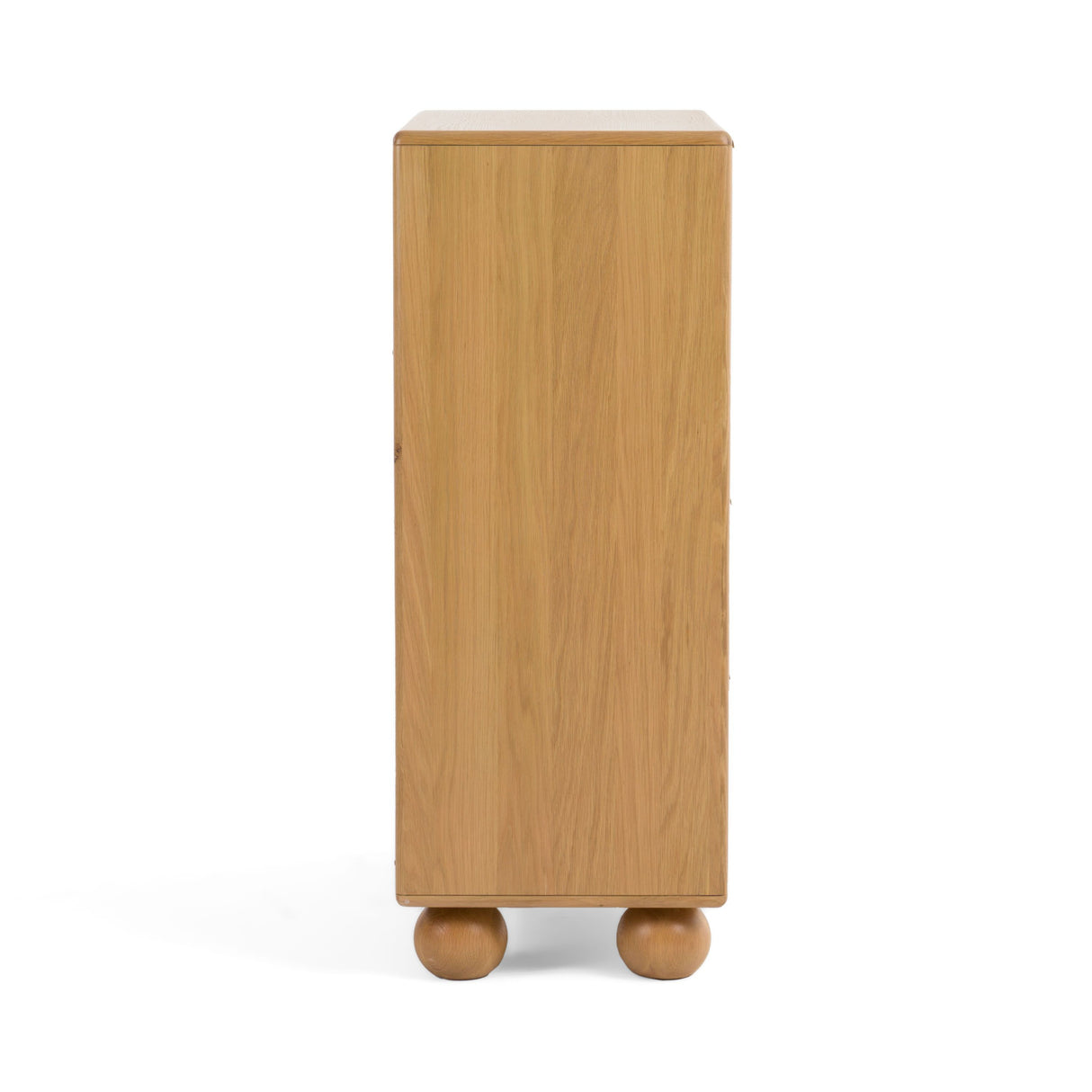   Fluted Oak 4-Drawer Chest | Oroa.com