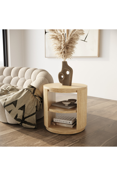 Natural Acacia End Table | OROA Modern Jacobson | Oroa.com