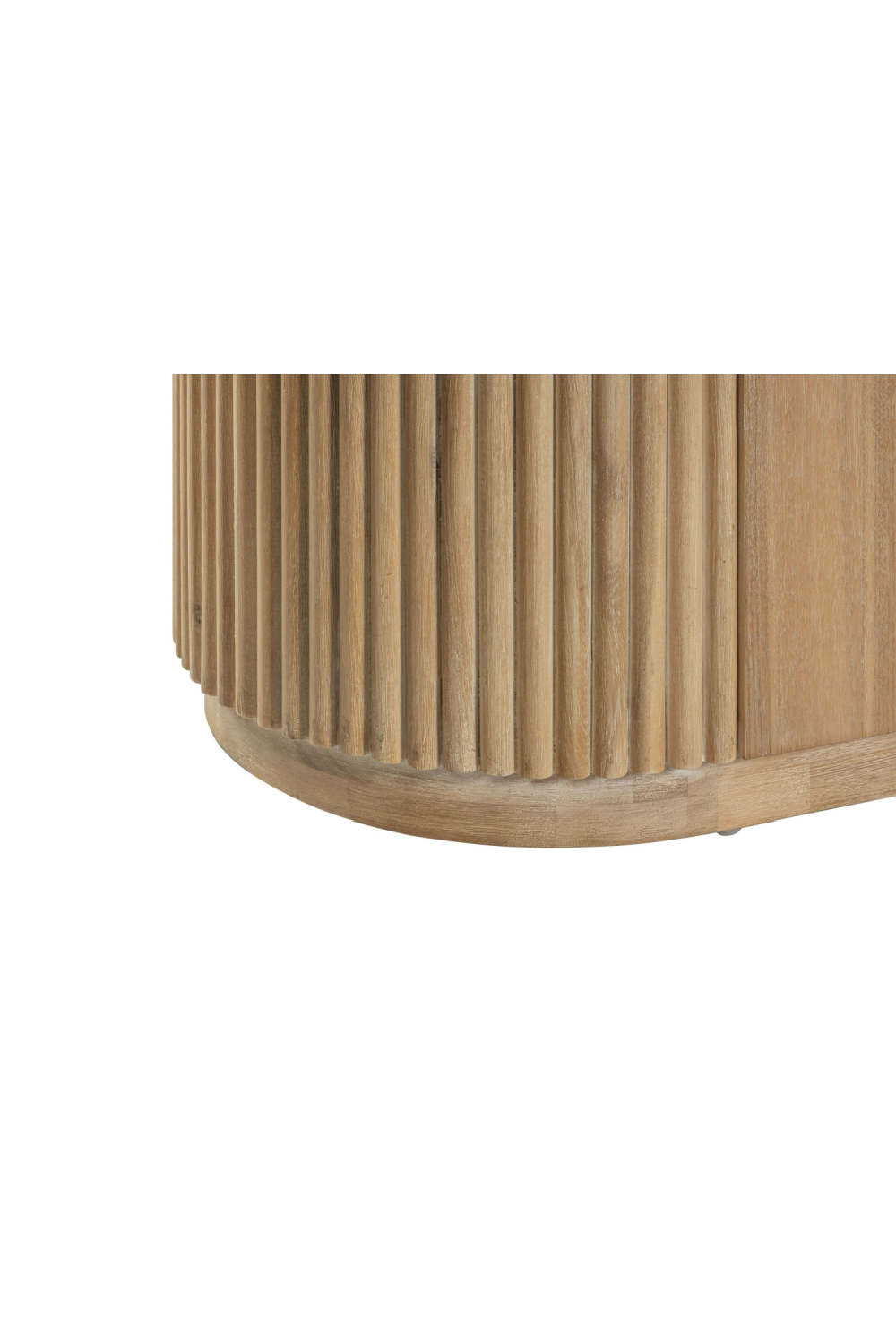 3-Drawer Natural Acacia TV Stand | OROA Modern Jacobson | Oroa.com