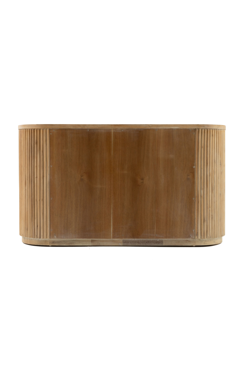 Ribbed Natural Acacia 2-Door Sideboard | OROA Modern | Oroa.com