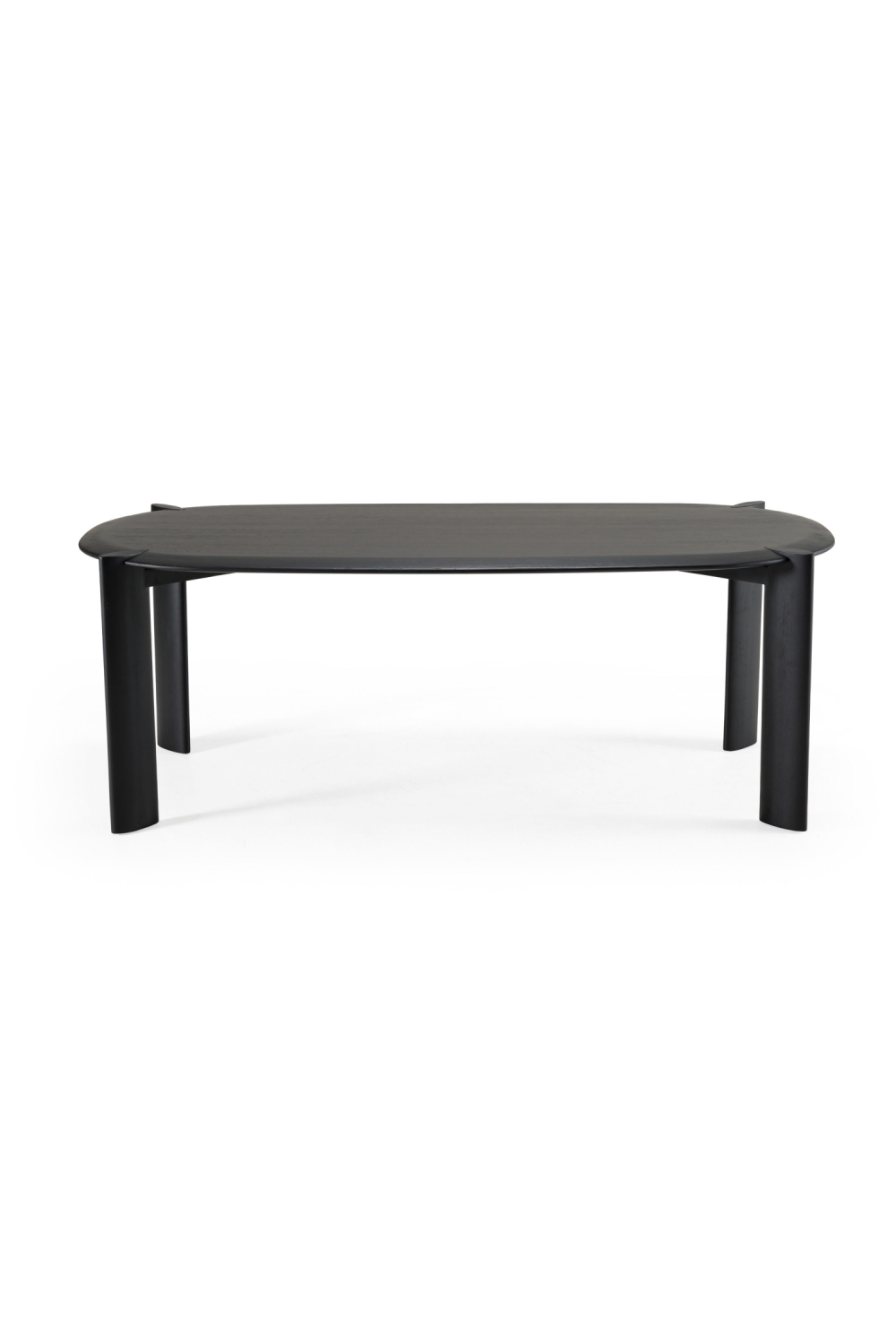 Black Wooden Oval Dining Table | OROA Modern Steven | Oroa.com