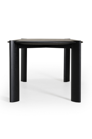 Black Wooden Oval Dining Table | OROA Modern Steven | Oroa.com