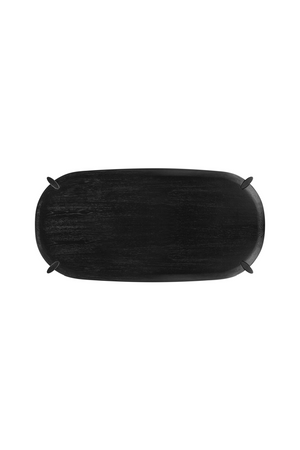 Black Wooden Oval Dining Table | OROA Modern Steven | Oroa.com
