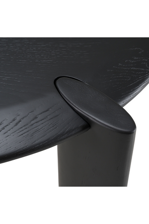 Black Wooden Oval Dining Table | OROA Modern Steven | Oroa.com