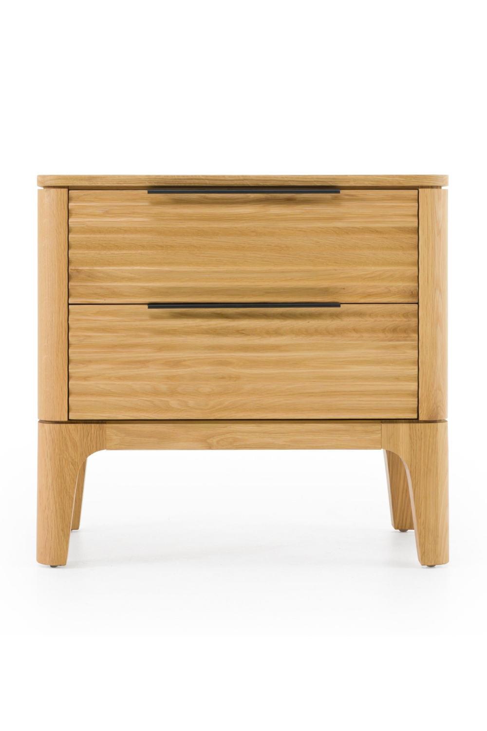 2-Drawer Solid Oak Nightstand | OROA Modern Seattle | Oroa.com