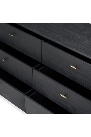 Solid Acacia 6-Drawer Dresser | OROA Modern Fields | Oroa.com