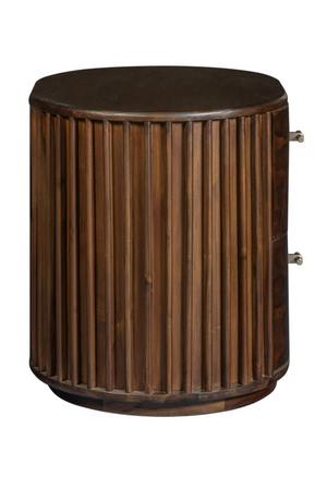 Solid Acacia 2-Drawer Nightstand | OROA Modern Fields | Oroa.com