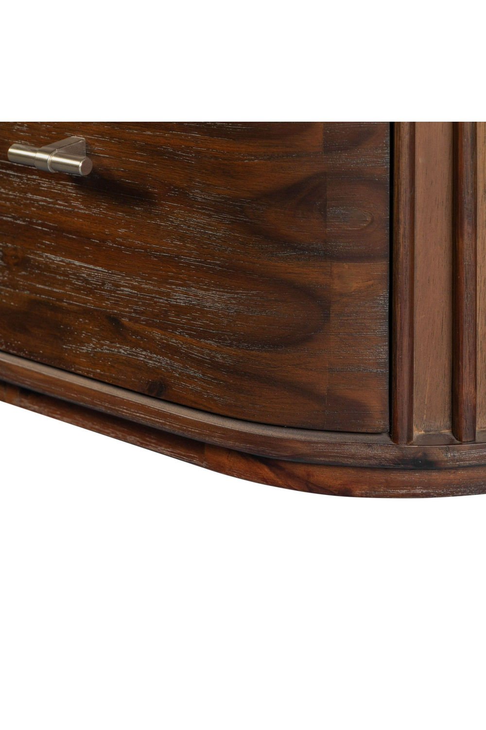 Solid Acacia 2-Drawer Nightstand | OROA Modern Fields | Oroa.com