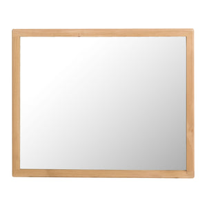   Modern Natural Oak Mirror | Oroa.com