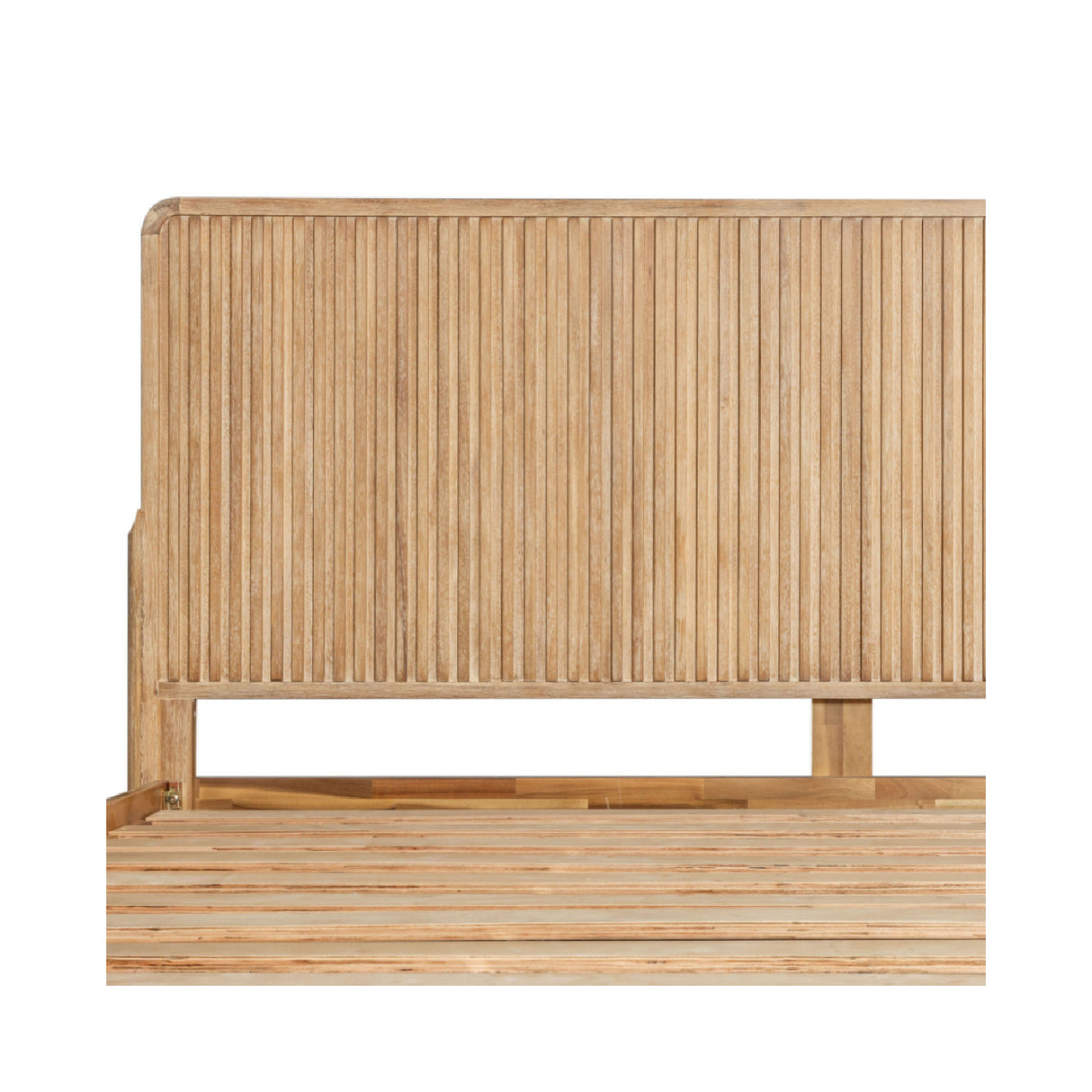 Natural Oak Slatted Bed | OROA Modern Mikala | Oroa.com