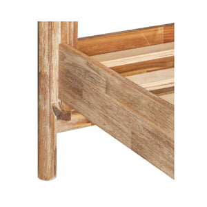Natural Oak Slatted Bed | OROA Modern Mikala | Oroa.com
