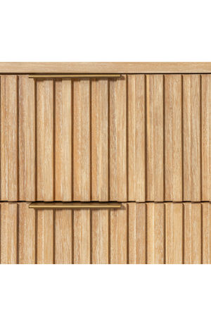 Natural Oak 2-Drawer Nightstand | OROA Modern Mikala | Oroa.com