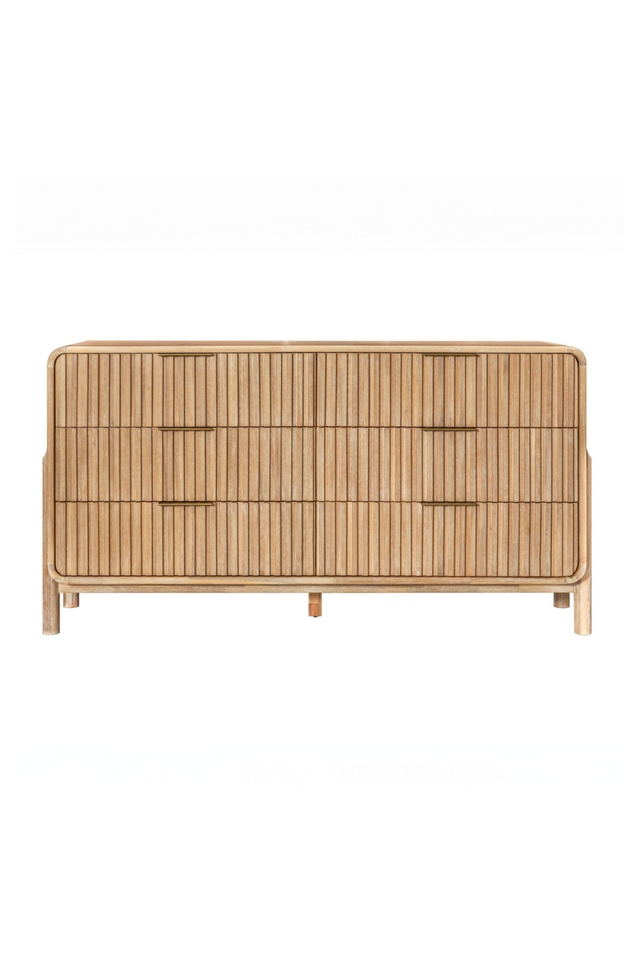 Natural Oak 6-Drawer Dresser | OROA Modern Mikala | Oroa.com
