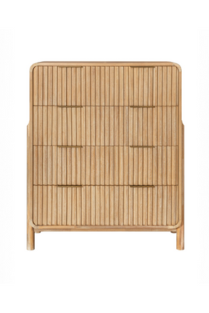 Natural Oak 4-Drawer Chest | OROA Modern Mikala | Oroa.com