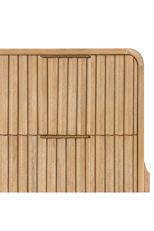 Natural Oak 4-Drawer Chest | OROA Modern Mikala | Oroa.com