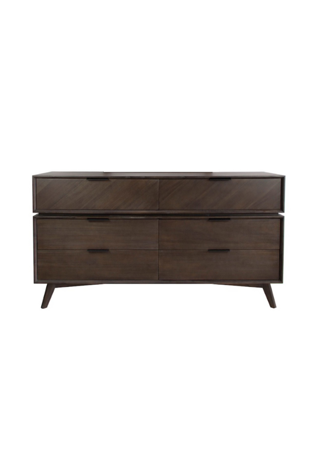 Acacia Wood 6-Drawer Dresser | OROA Modern Roger | Oroa.com