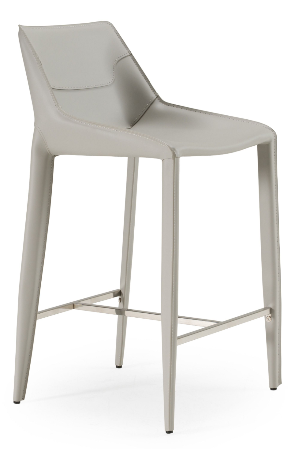Saddle Leather Counter Stool | OROA Modern Halo | Oroa.com