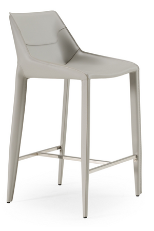 Saddle Leather Counter Stool | OROA Modern Halo | Oroa.com