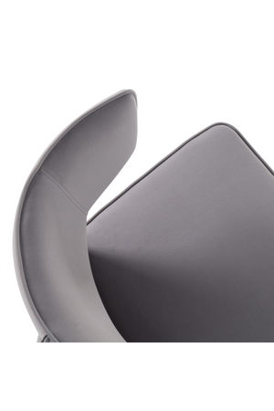 Velvet Contoured-Back Dining Chair | OROA Modern Lucero | Oroa.com