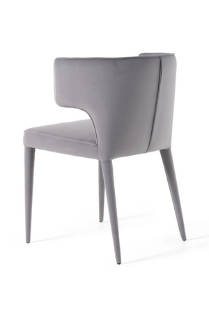 Velvet Contoured-Back Dining Chair | OROA Modern Lucero | Oroa.com
