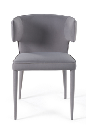 Velvet Contoured-Back Dining Chair | OROA Modern Lucero | Oroa.com