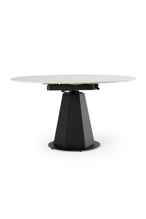 White Ceramic Extendable Dining Table | OROA Modern Barela | Oroa.com